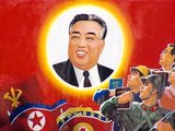 Korea: North Korean (DPRK) propaganda poster glorifying Kim Il Sung and displaying popular and military loyalty. Photo by yeowatzup (CC BY 2.0 License). Socialist Realism is a style of realistic art which developed under Socialism in the Soviet Union and became a dominant style in other communist countries. Socialist Realism is a teleologically-oriented style having as its purpose the furtherance of the goals of socialism and communism. Although related, it should not be confused with Social Realism, a type of art that realistically depicts subjects of social concern. Unlike Social Realism, Socialist Realism generally glorifies the ideology of the communist state.