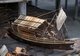 Thailand: A model of a traditional Moken (Sea Gypsy) boat, Moken Village, Ko Surin Tai, Surin Islands Marine National Park