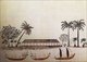Tahiti: Canoes at Tahiti painted by Tupaia, Captain Cook's Polynesian navigator (c. 1769).